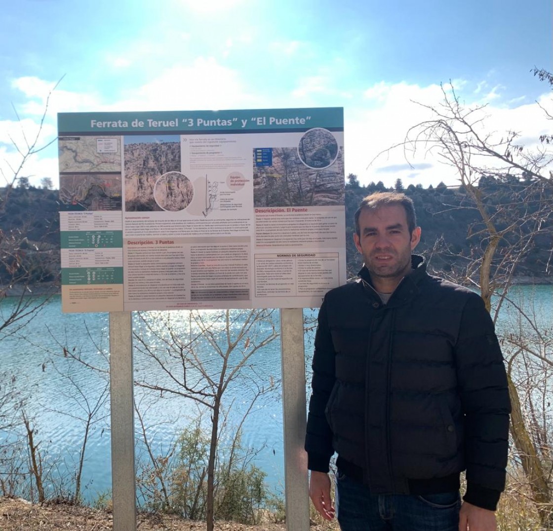 El Ayuntamiento de Teruel abre al público las vías ferratas del sendero fluvial de San Blas