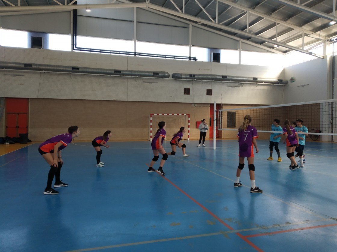 Suerte dispar para las bajoaragonesas de la liga provincial de voleibol