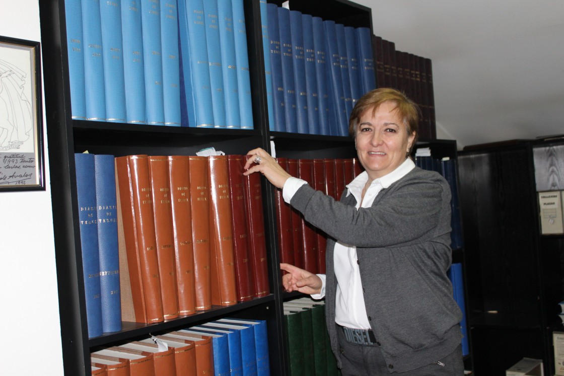 Lourdes Felipe, jefa de Archivos y Bibliotecas de la DPT: 