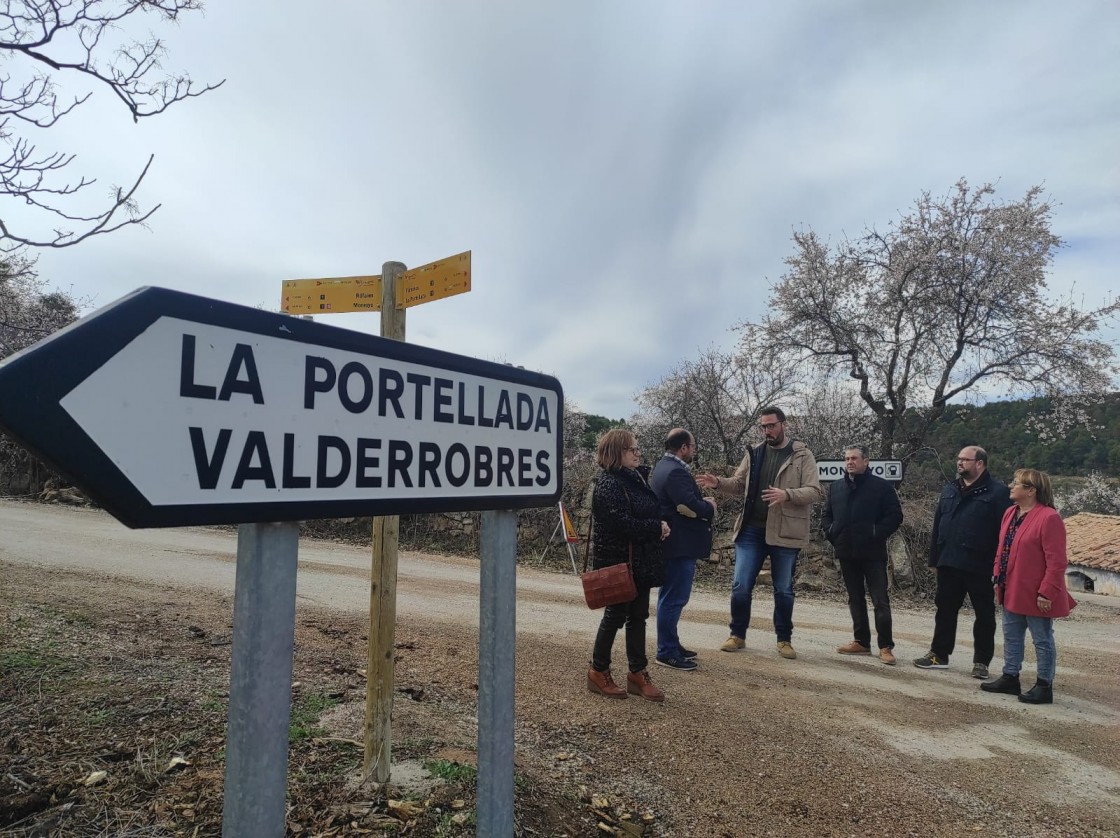 La Diputación anuncia cuatro actuaciones en carreteras en pueblos del Matarraña