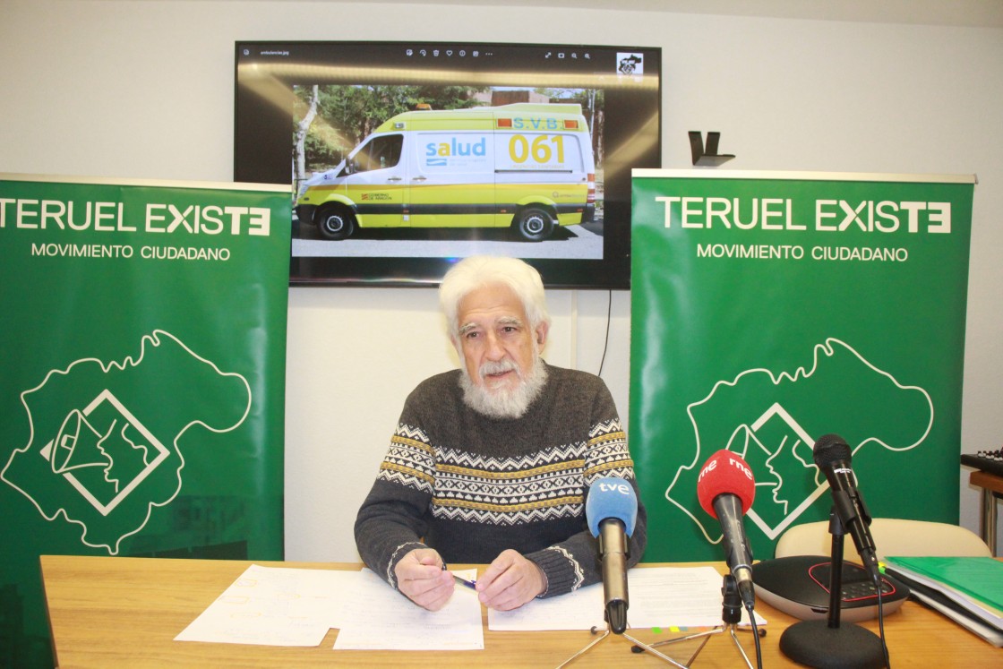 Teruel Existe plantea una iniciativa legislativa popular para dar solución al transporte sanitario
