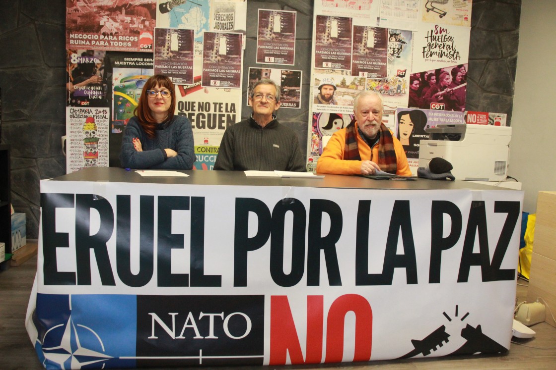 La Asamblea Antibelicista de Teruel convoca una concentración este jueves contra las guerras