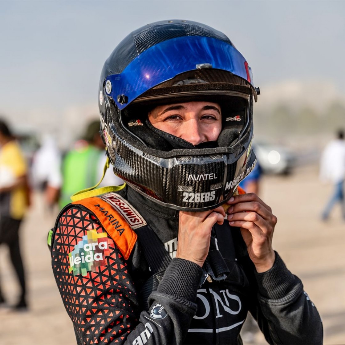 Mónica Plaza desafía a las adversidades para terminar el Abu Dhabi Desert Challenge