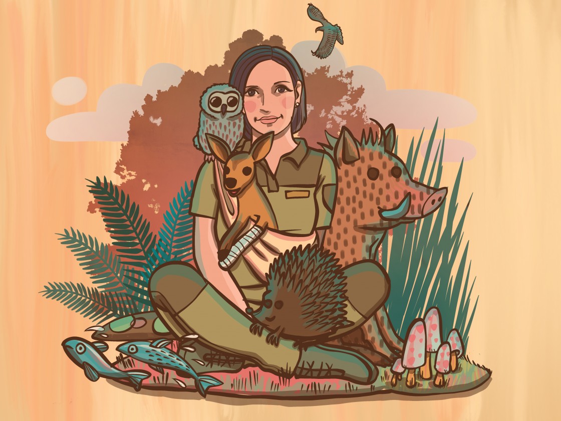 Almudena Miguel Valero, agente de Protección de la Naturaleza: