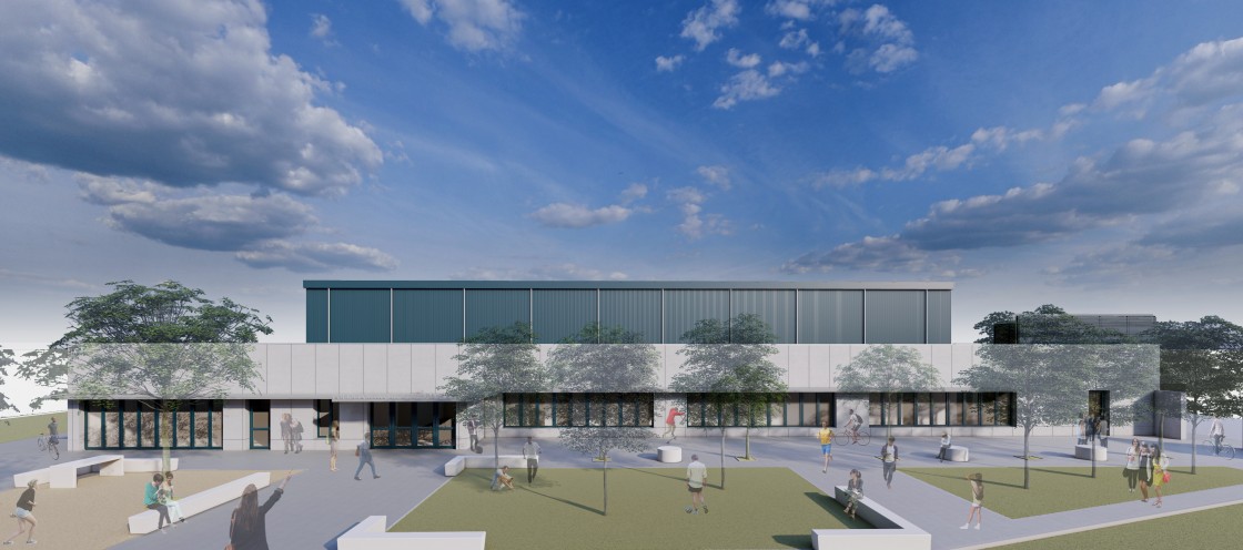 El futuro polideportivo de Alcañiz: un edificio polivalente de uso compartido entre estudiantes y ciudadanos