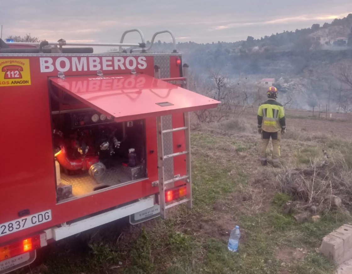 Investigado un hombre como autor del incendio del lunes en Calanda