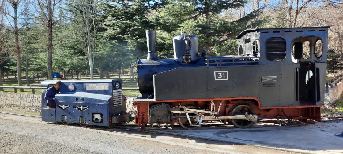 El tren minero de Utrillas circula de nuevo para superar las 5.000 visitas del año pasado