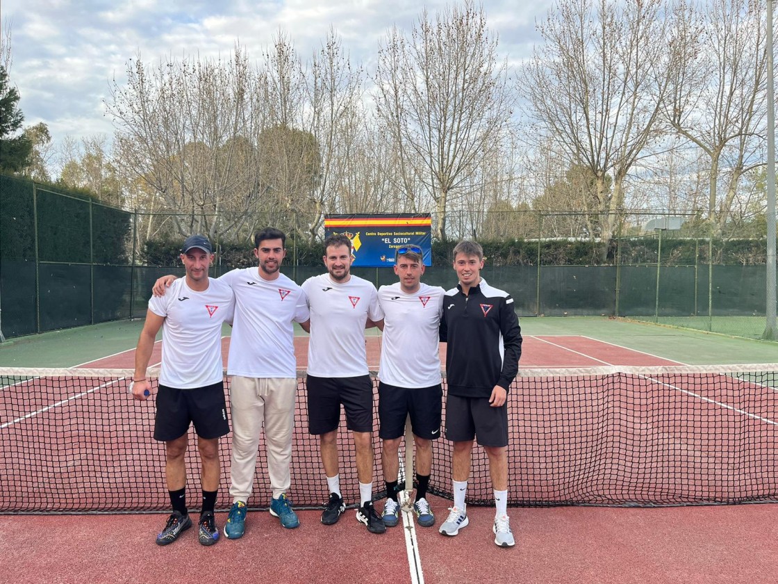 El equipo A del Club Tenis Teruel se cuela en las semifinales