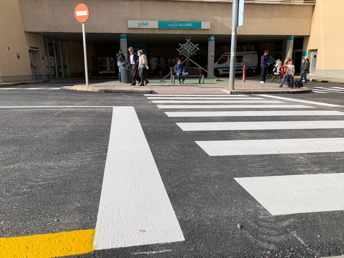 Reabre al tráfico la calle Doctor Repollés de Alcañiz tras la conclusión de obras