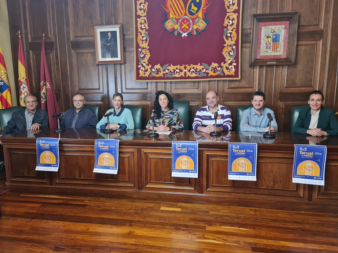 Regresa el Baloncesto 3x3 por la Infancia a la ciudad de Teruel