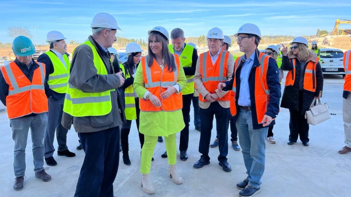 Las obras del nuevo hospital de Alcañiz cumplen plazos y alcanzan el 62% de ejecución