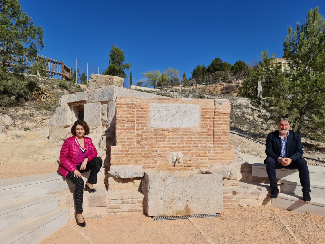 Finaliza la restauración de la fuente turolense del Calvario y del Arquillo del Carrel