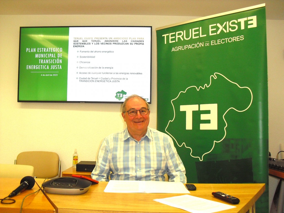 Enrique Marín propone un plan para que la ciudad de Teruel produzca su propia energía limpia