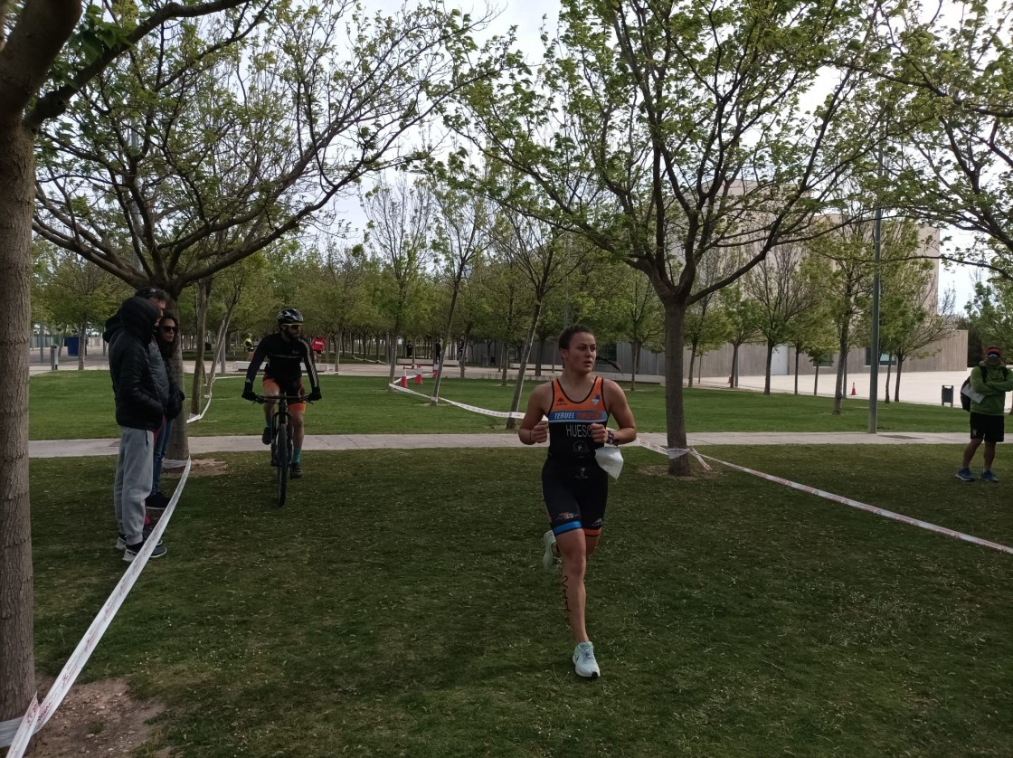 Eva Hueso, campeona universitaria de Aragón tras tres años sin competir