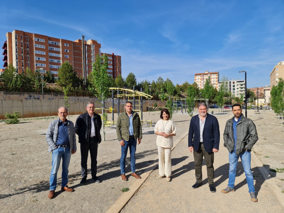 El parque de la calle Italia de Teruel ya está abierto al público desde este viernes