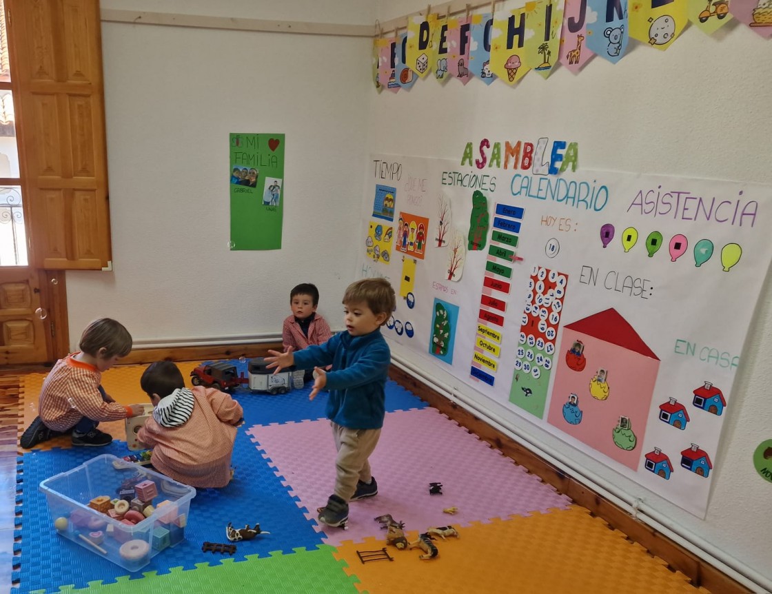 Orihuela del Tremedal estrena un Espacio de conciliación con cinco alumnos menores de tres años