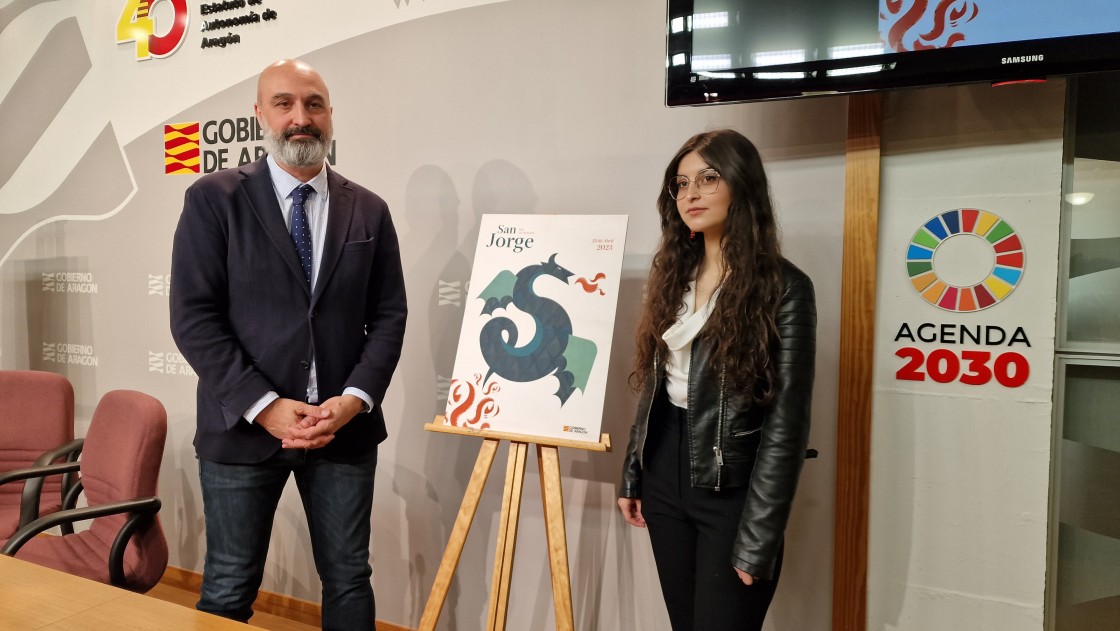 Saray Ureña, estudiante de Diseño Gráfico: