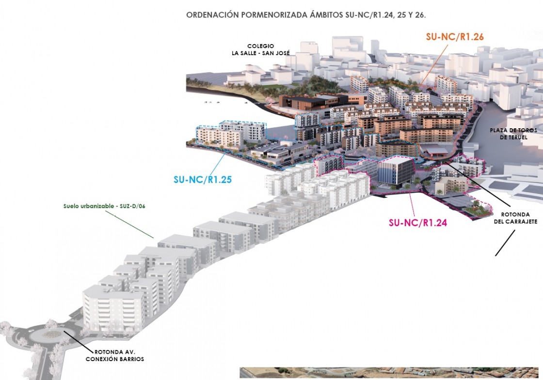 El nuevo Plan General de Ordenación Urbana de Teruel proyecta más de 6.000 nuevas viviendas en la ciudad