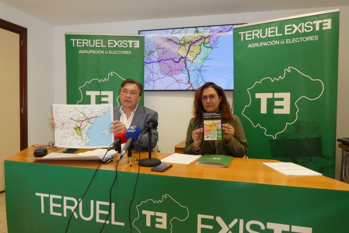 Teruel Existe solo acepta la opción de la autovía para comunicarse con Cuenca