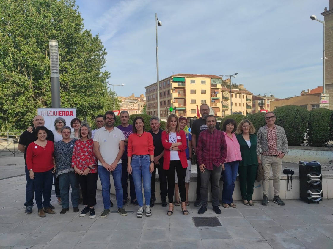 IU presenta la candidatura “que mejor defiende los servicios públicos” en Alcañiz