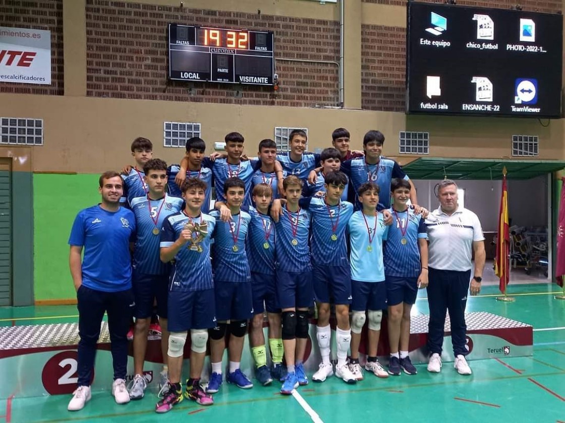 El cadete masculino de Las Viñas, campeón de Aragón