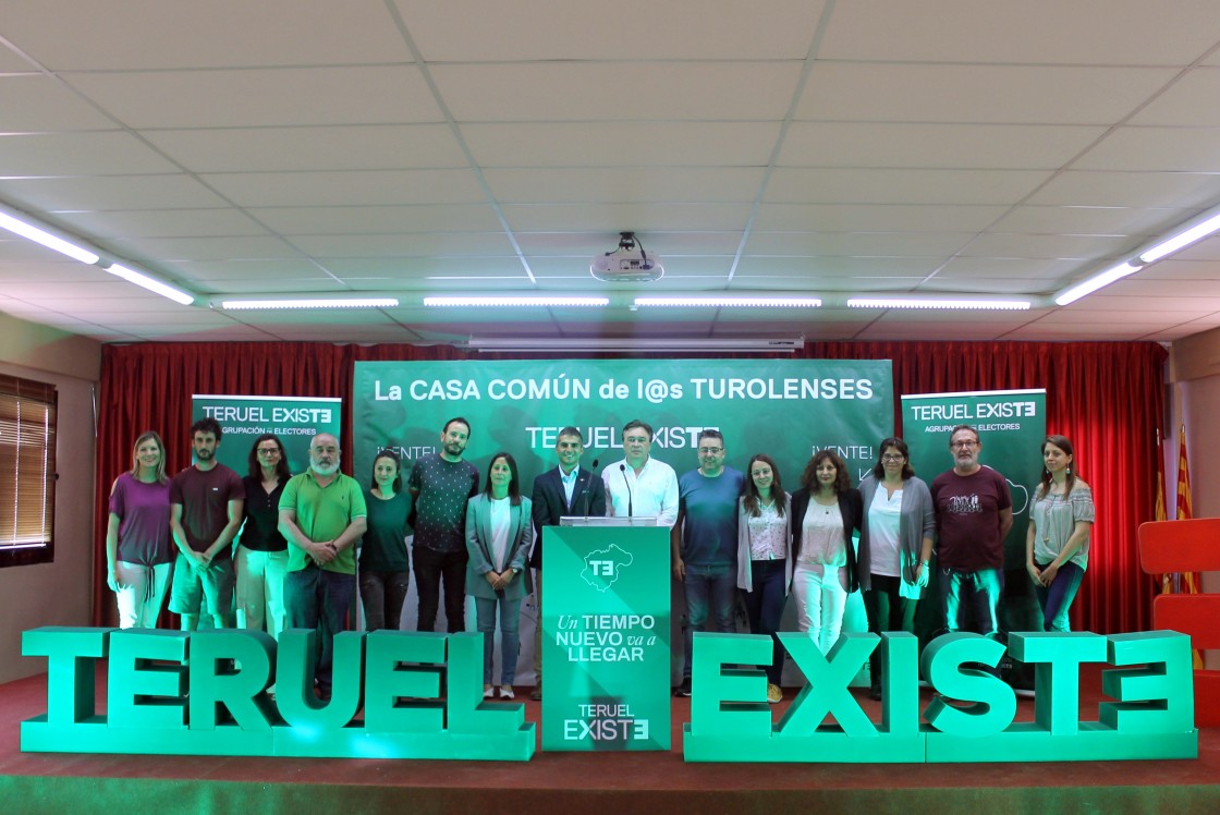 Teruel Existe anuncia un tiempo nuevo con la candidatura de Antonio Abad en Calamocha