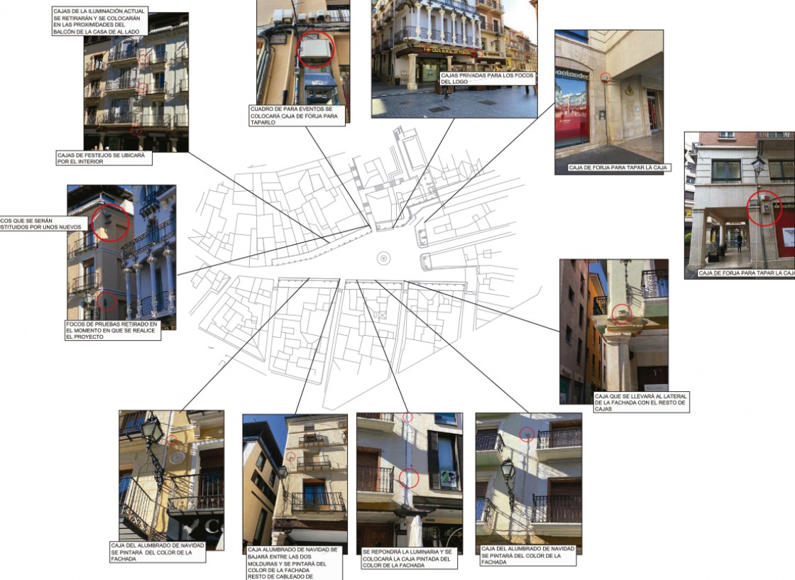 La plaza del Torico renovará su alumbrado con tecnología led de última generación