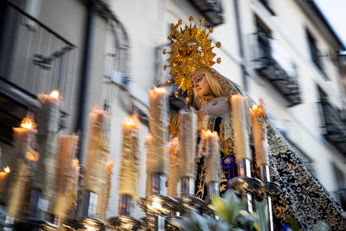 Una foto en movimiento de la Dolorosa gana el concurso de la Semana Santa