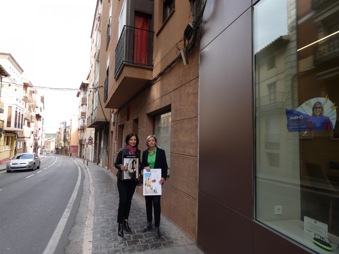 Eva Fortea (PAR) propone un plan integral de rehabilitación para la calle San Francisco de Teruel