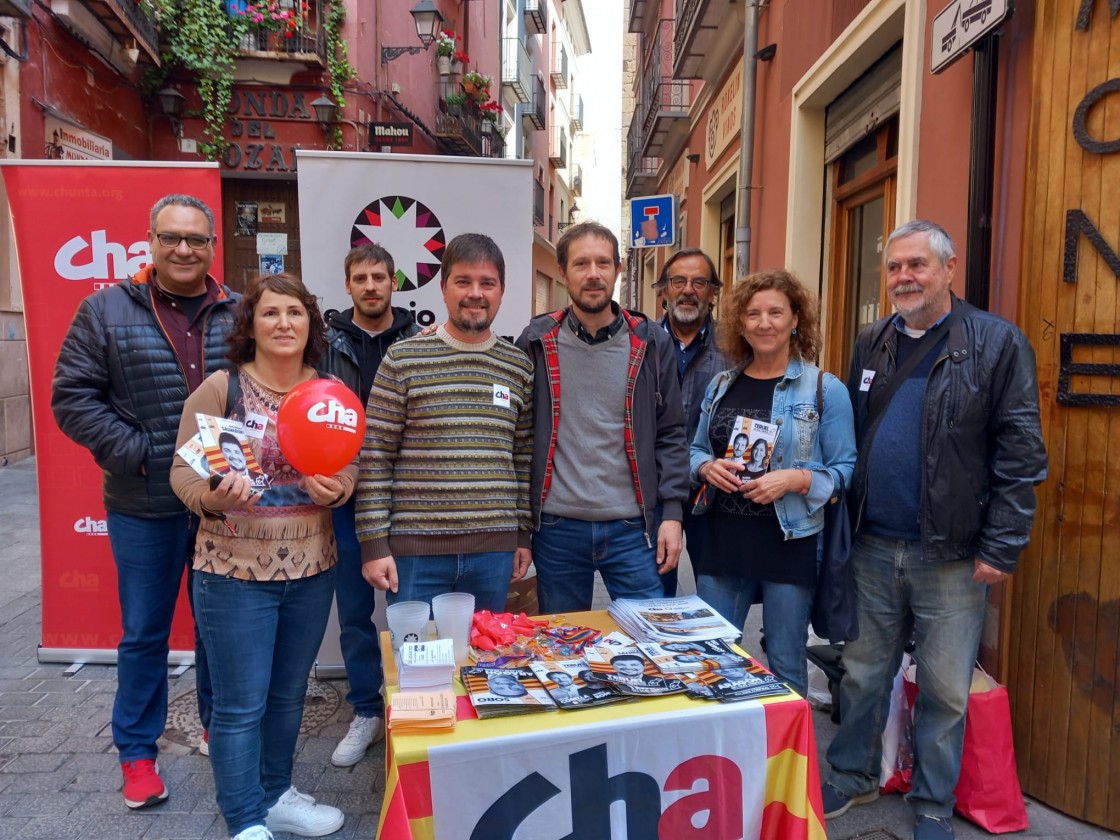 Corella: “CHA-EMT es la única papeleta que garantiza políticas transformadoras para Teruel”