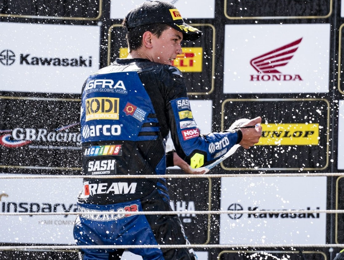 Gonzalo Sánchez se marcha de Estoril todavía más líder del Campeonato de España de Superbikes