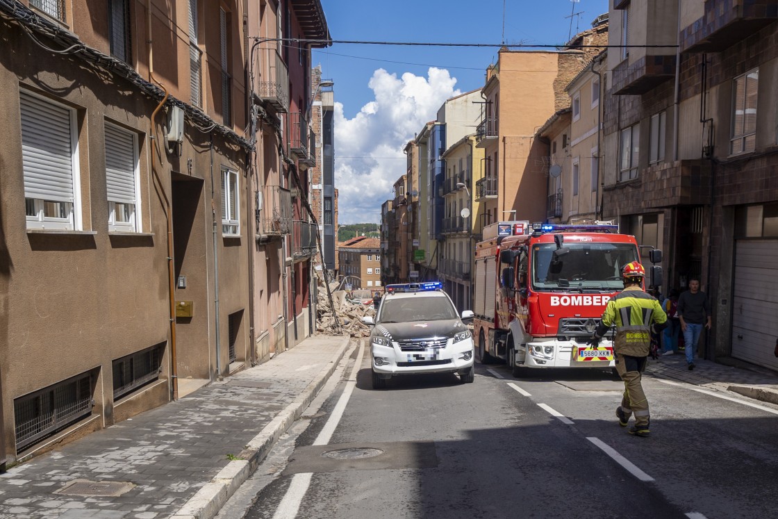 Un vecino del edificio derrumbado: 