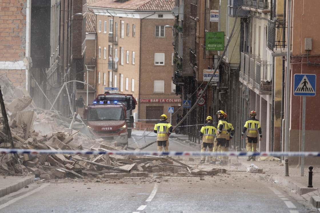 Ganar Teruel-IU solicita una revisión del Plan de Emergencias de Protección Civil en Teruel por el derrumbe del edificio