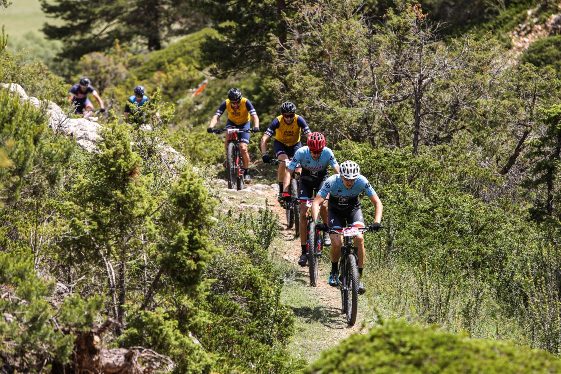 Ferrer y Felipe son los mejores  en la cronoescalada de inicio de la Berrea Bike Race