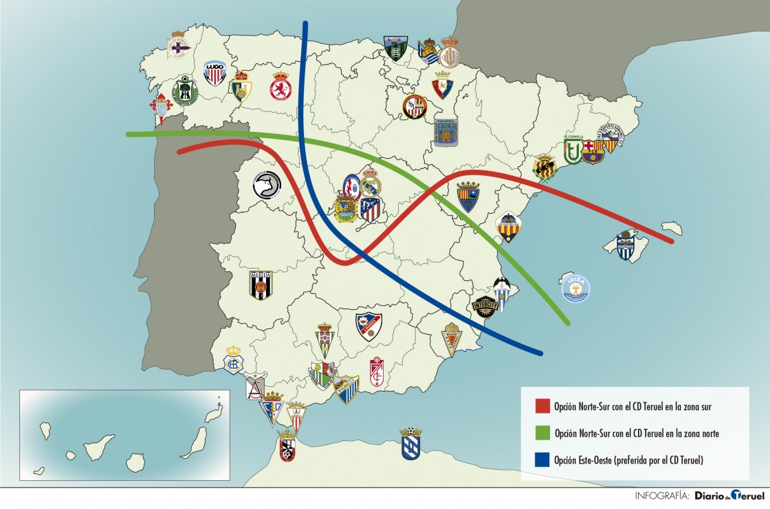 El CD Teruel conocerá este martes cuál será su grupo y quiénes serán sus rivales