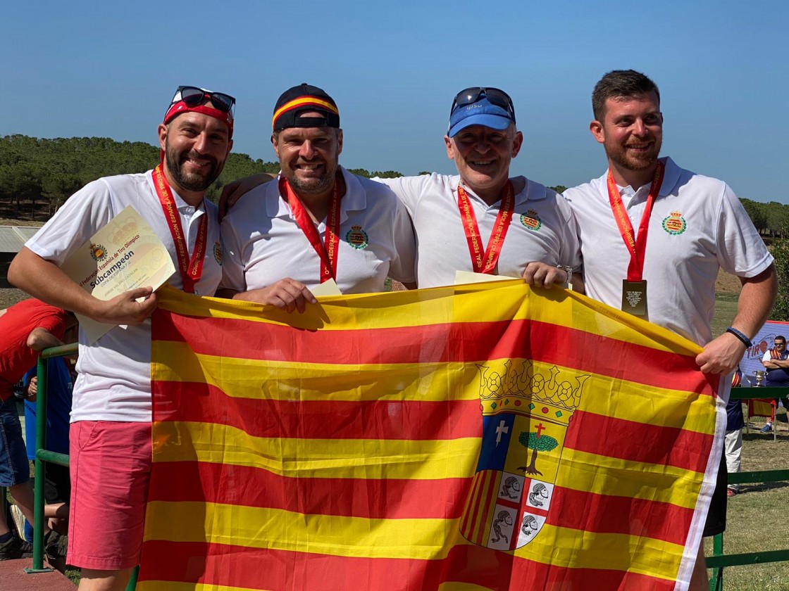 Los tiradores turolenses alzan a Aragón al primer puesto de la Copa de España de tiro al plato