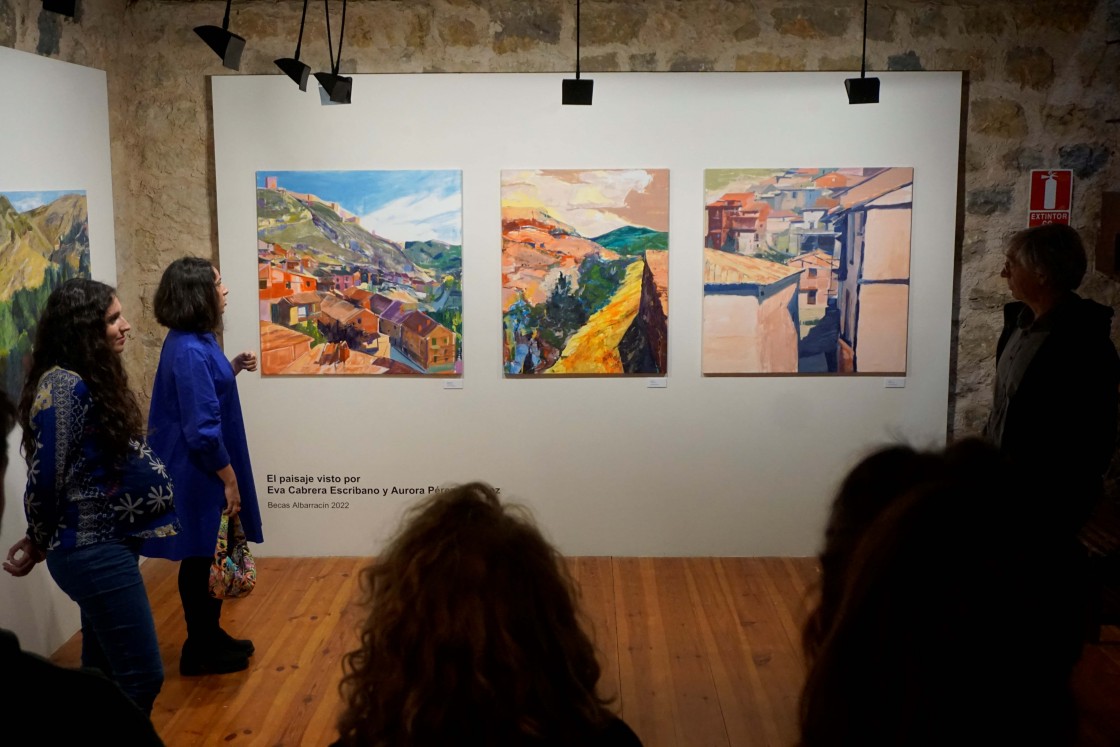 Las becarias de paisaje dejan claro que Albarracín también tiene otros colores