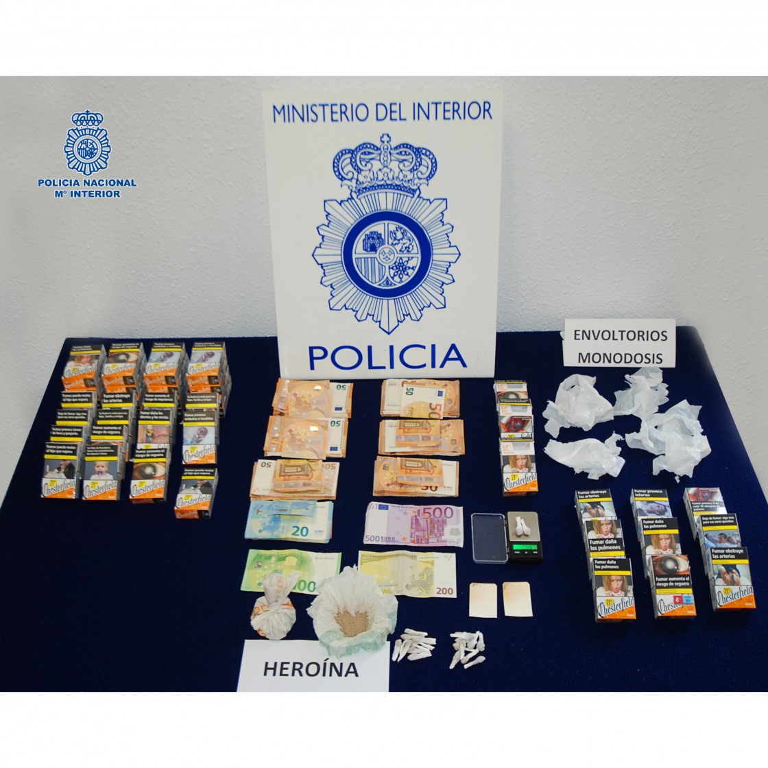 La Policía Nacional de Teruel detiene a una mujer como presunta autora de un delito de tráfico de drogas