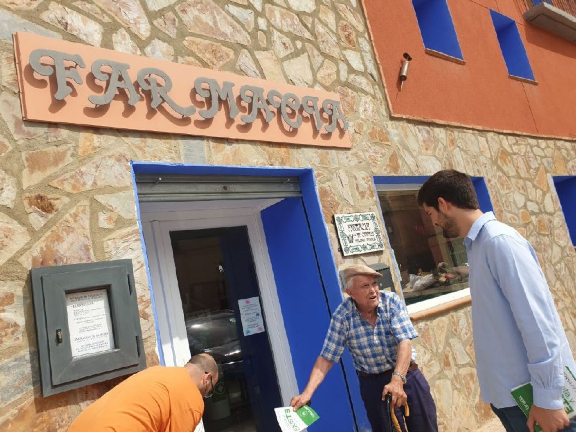 La viabilidad de bares, comercios  y farmacias rurales, objetivos de Teruel Existe