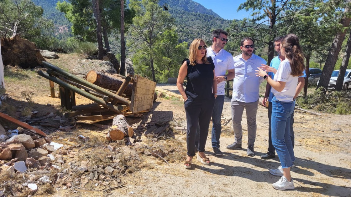 Mayte Pérez garantiza el “apoyo” a los alcaldes de los municipios turolenses afectados por las últimas tormentas