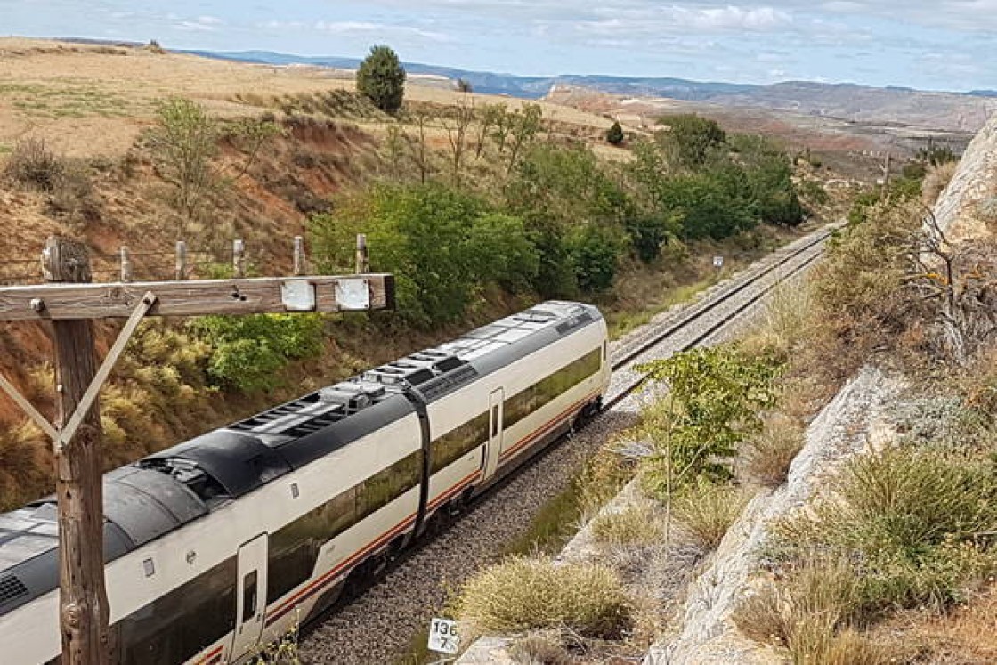 El Mitma destinará 49,5 millones a la mejora de la línea Zaragoza-Teruel-Sagunto