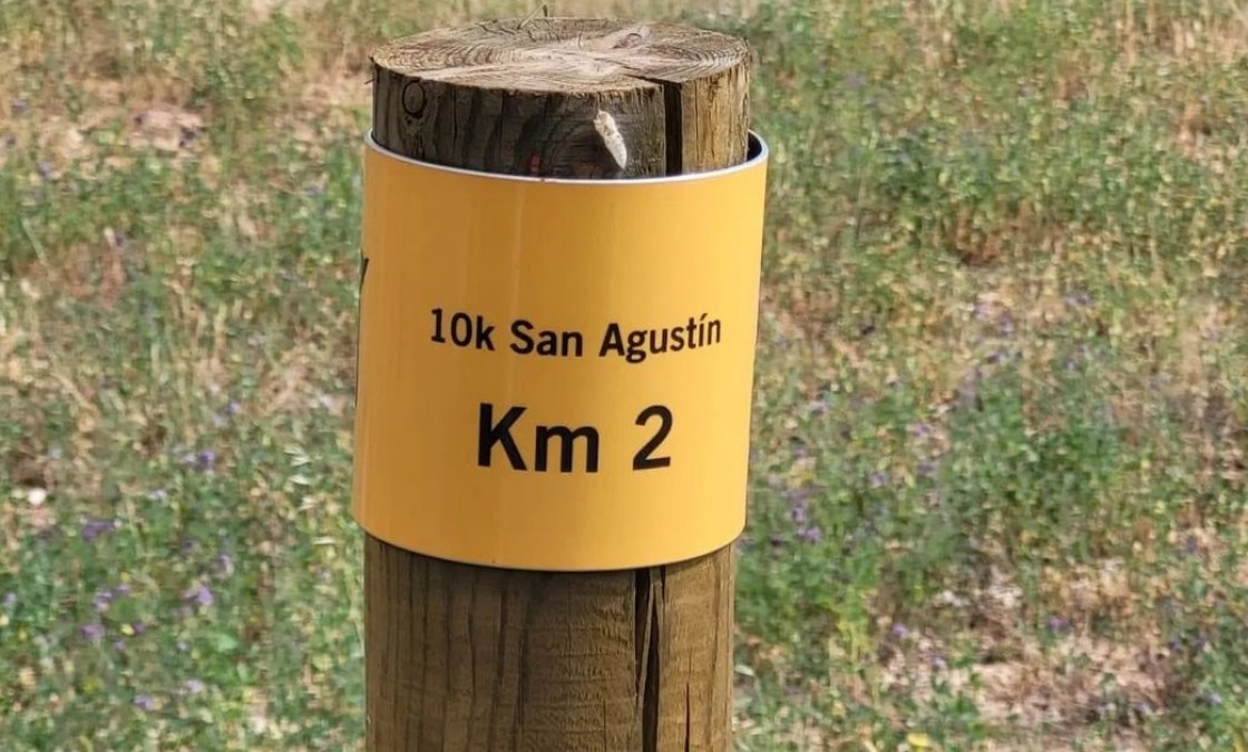 San Agustín señaliza permanentemente el recorrido de la 10K