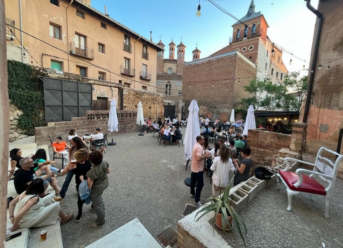 El Jardín de Cátale, un buen ejemplo de recuperación de solares en el Centro Histórico de Teruel