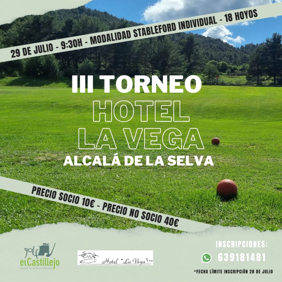 Alcalá acoge su tercer Torneo Campo de Golf El Castillejo