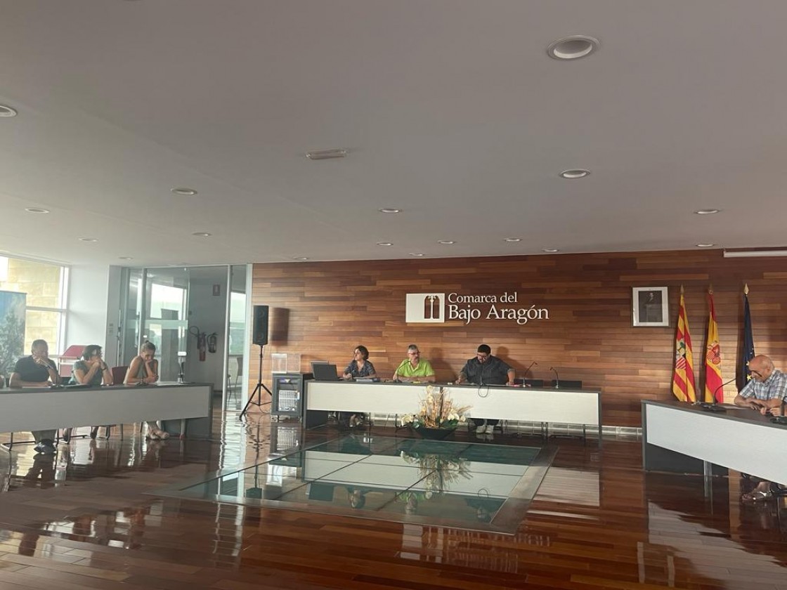 La Comarca del Bajo Aragón tendrá dos cargos electos con salario y 15 delegaciones de área