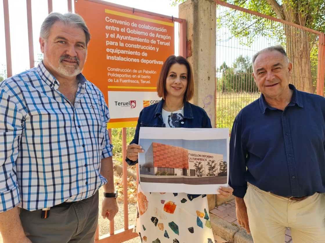 Las obras del nuevo pabellón multiusos del barrio turolense de la Fuenfresca empiezan este lunes