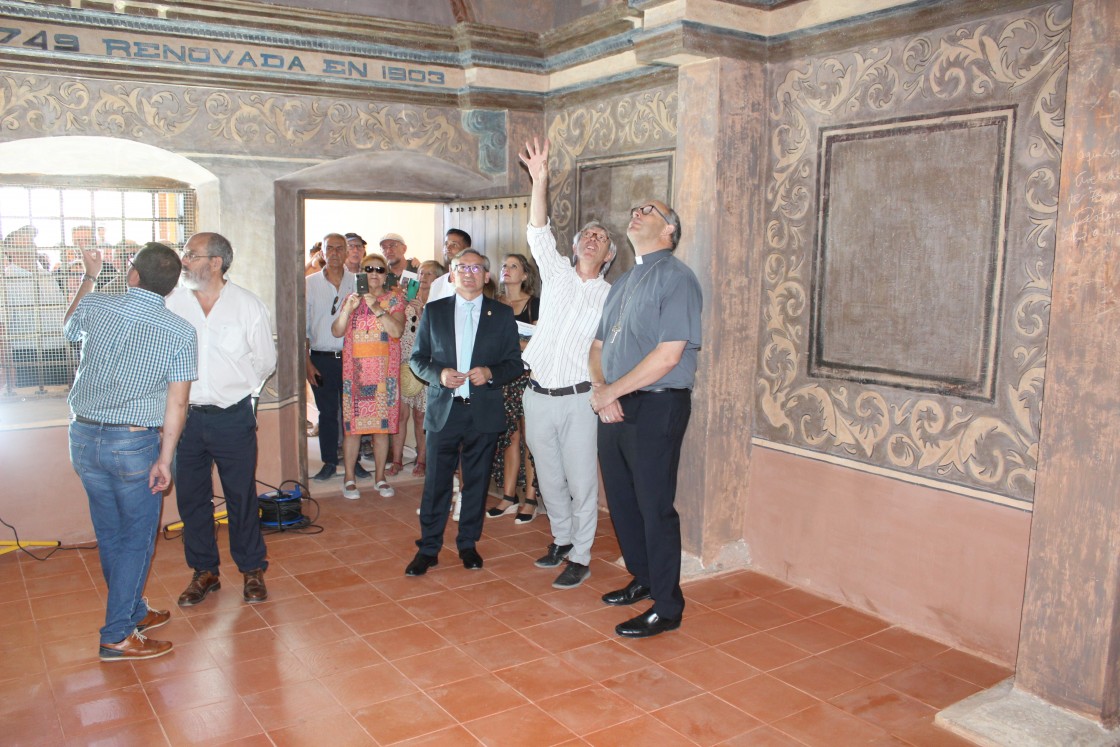 Térvalis y la Fundación Santa María devuelven la ermita de la Virgen del Pilar al siglo XVIII