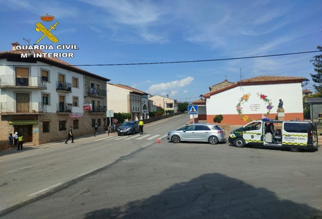 Denunciados 27 conductores y 5 investigados, balance del operativo de seguridad vial de la Guardia Civil de Teruel del 11 al 13 de agosto