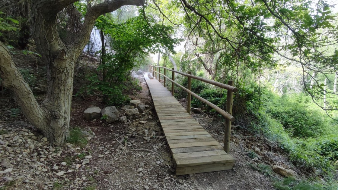 La Comarca del Maestrazgo realiza mejoras en el camino al Nacimiento del río Pitarque