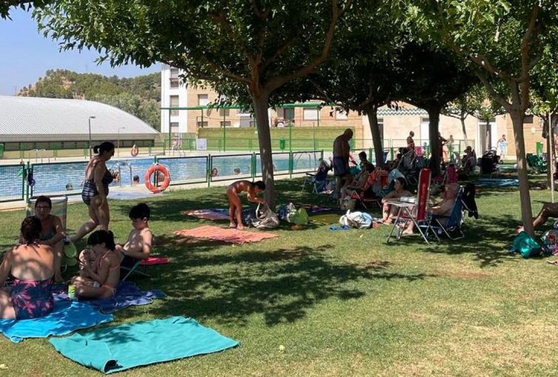 Híjar soporta durante seis día consecutivos temperaturas por encima de los 40 grados